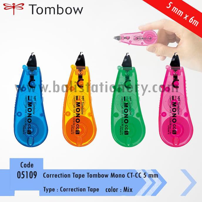 

Ready Stock] Correction Tape Tombow Mono Ct-Cc - Ct-Cc5 5 Mm