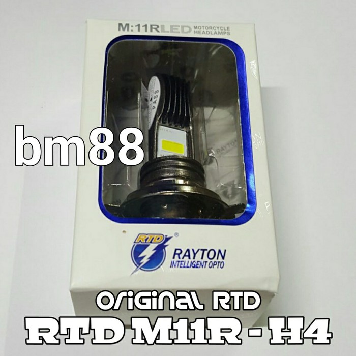 Headlamp Led RTD M11R H4 ~ Lampu Utama 2 Sisi Motor