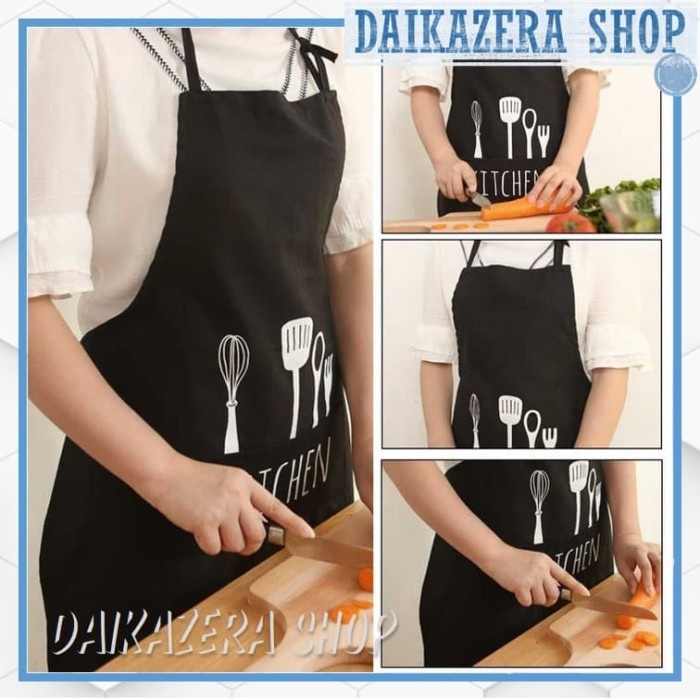 Celemek Apron Dapur Masak Cuci