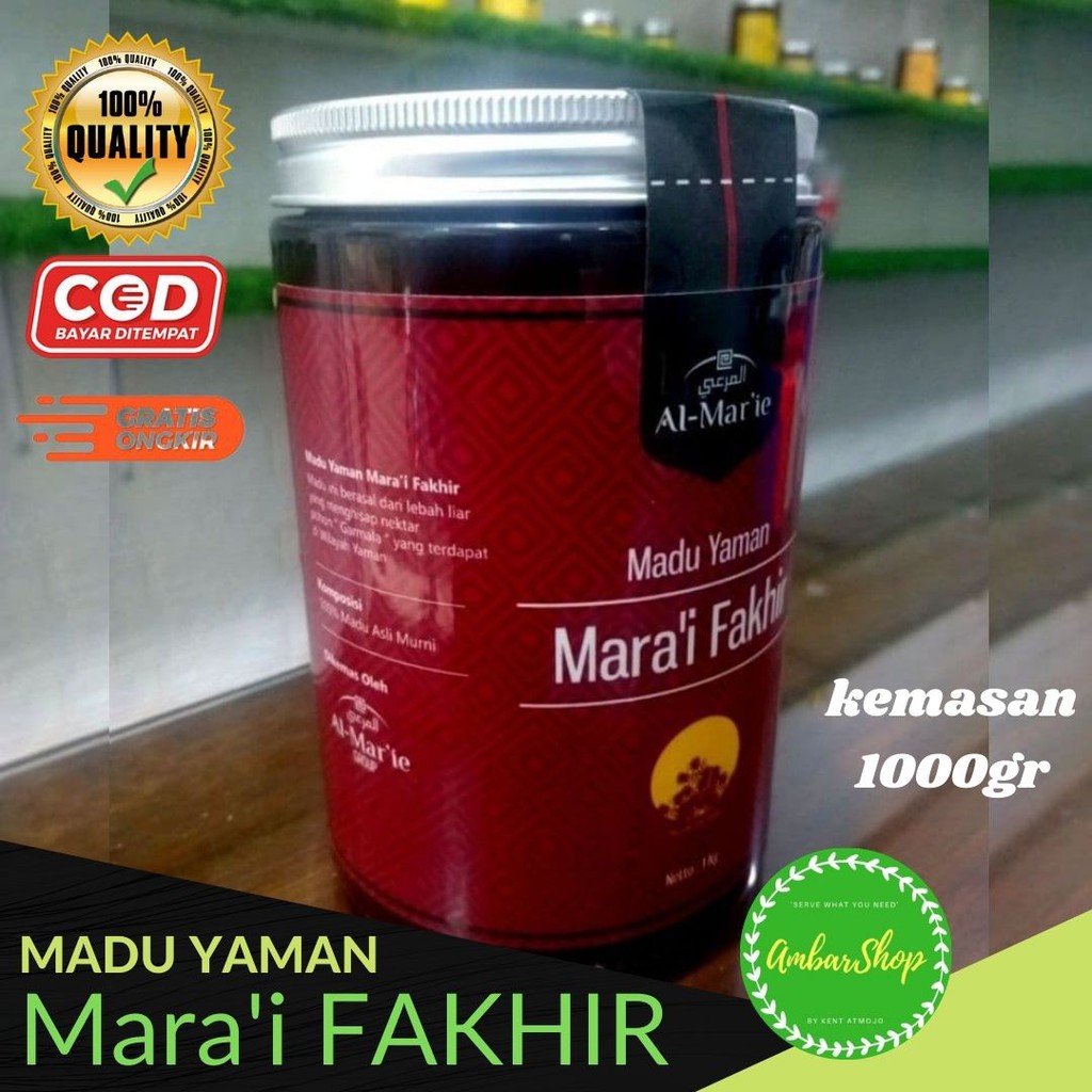 

MADU YAMAN Maro'i Fakhir / Mara'i Fakhir Asli & Murni 1kg/1000gr