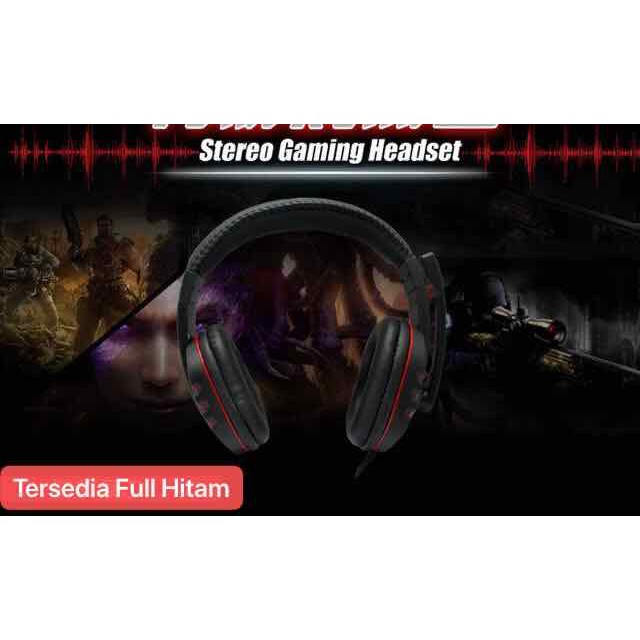 HGM-008 SOHA Headphones Bando Gaming / Headset Smartphone &amp; Free Konverter Aux / earphone S