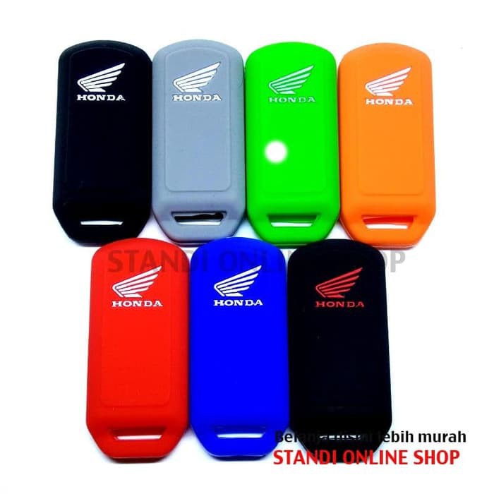 Kondom Remote Silikon Cover Honda All New PCX LED Lokal 2018 Biru