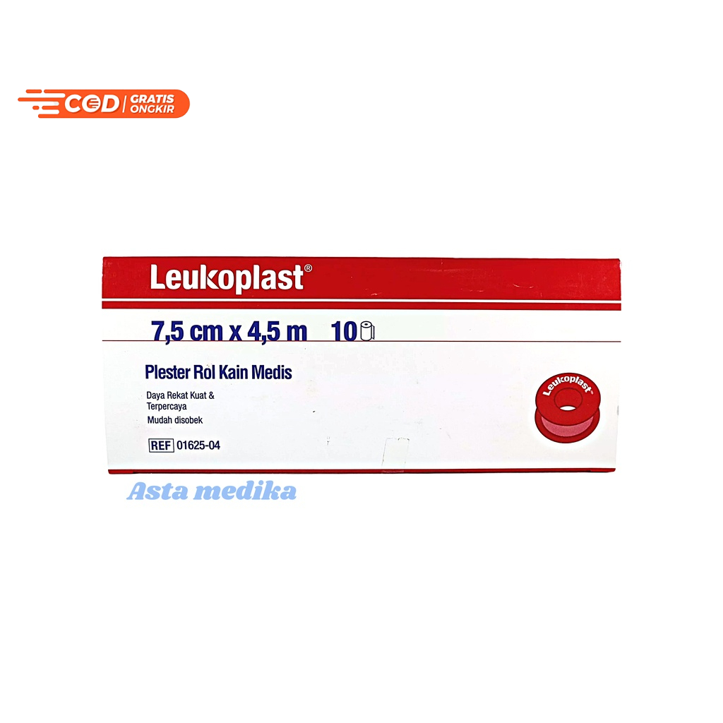 Plester Roll Kain Leukoplast 1,25 cm x 4,5 cm BSN Plester Rol Kain 0.5 inch BSN Plester Gulung Leukoplast BSN