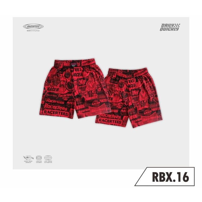 celana pendek boxser  racertees original