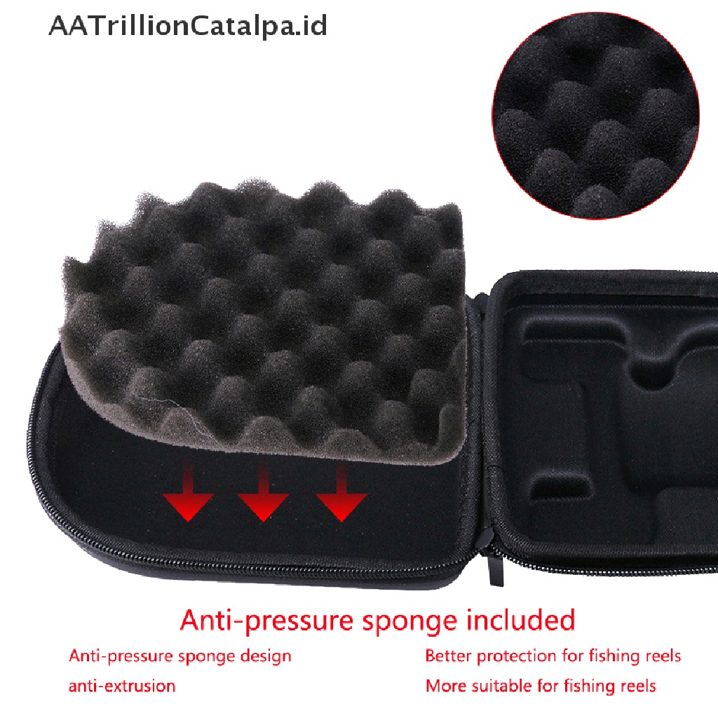 Aatrillioncatalpa Tas Penyimpanan Reel Pancing Portable Bahan EVA