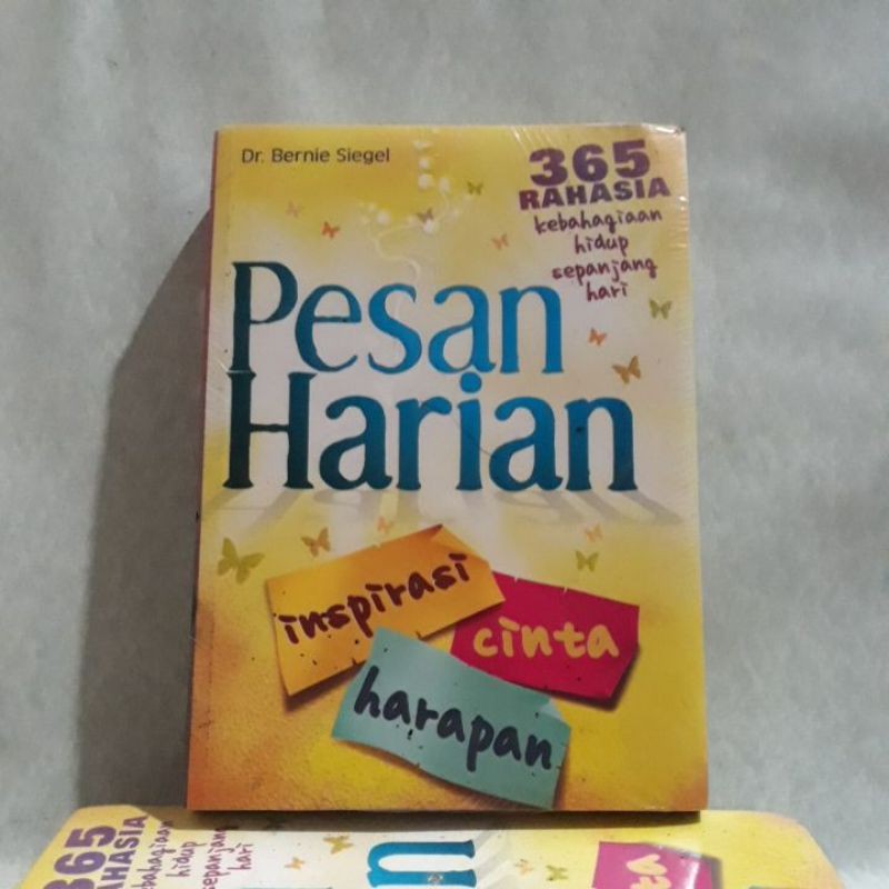 

Buku Motivasi - Pesan Harian Inspirasi, Cinta, Harapan (365 Rahasia Kebahagiaan Hidup)
