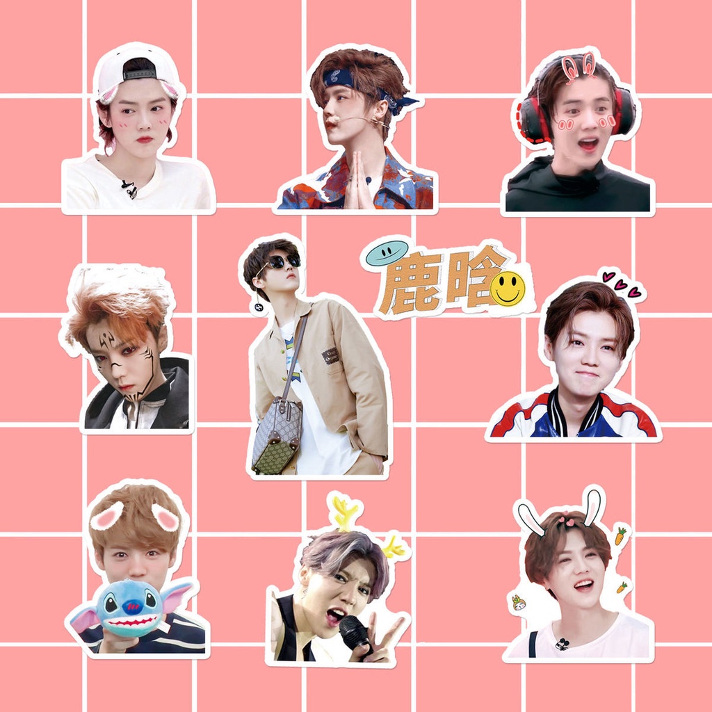 Luzhua Stiker Motif EXO Merchandise Boy Untuk Dekorasi Buku Diary diy