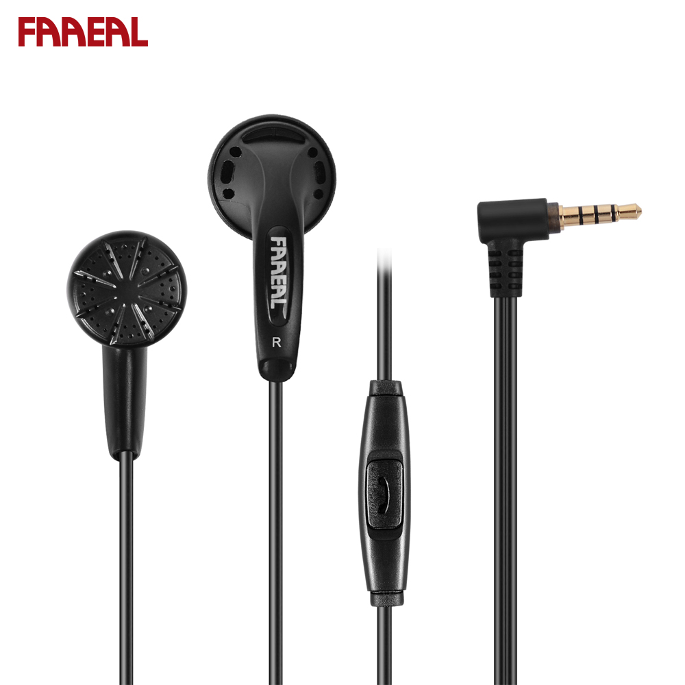 Faaeal Iris Ancestor Earbuds 32 Ohm In Ear Hifi Super Bass Kabel 3.5mm Untuk Xiaomi Smartphone Pc