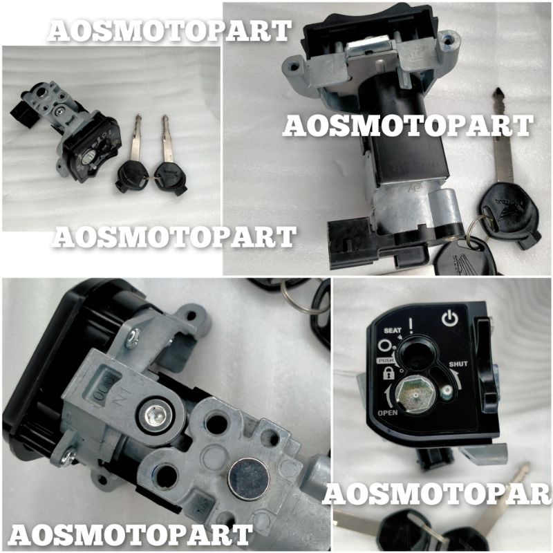 kunci kontak beat new LED beat street new LED tahun 2020 2021 2022 original PNP ke Honda GENIO kunci