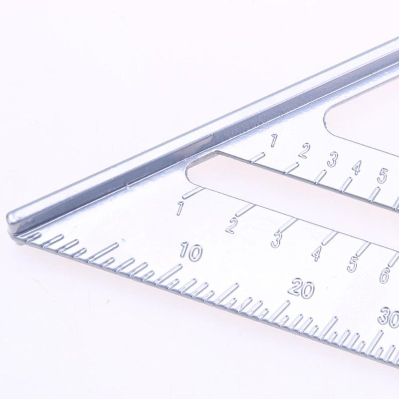 Taffware Penggaris Siku Mistar Triangle Ruler Aluminium