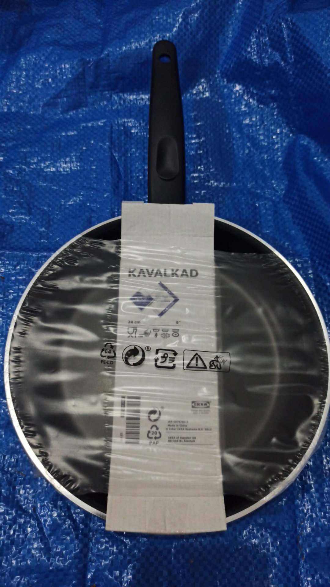 Kavalkad, Wajan Penggorengan, Hitam Ukuran 24 Cm