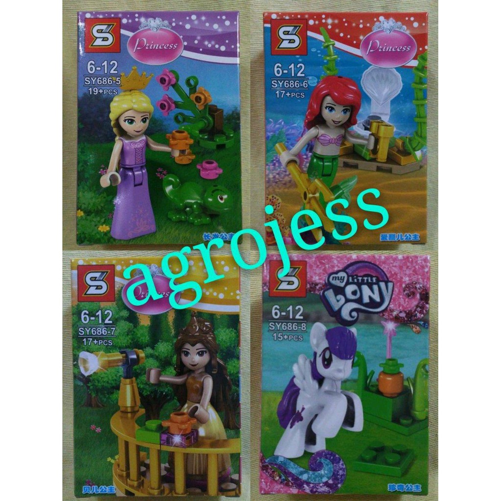 Jual Lego Princess Lego Sy686 Mainan Lego Anak Perempuan Berkualitas Shopee Indonesia