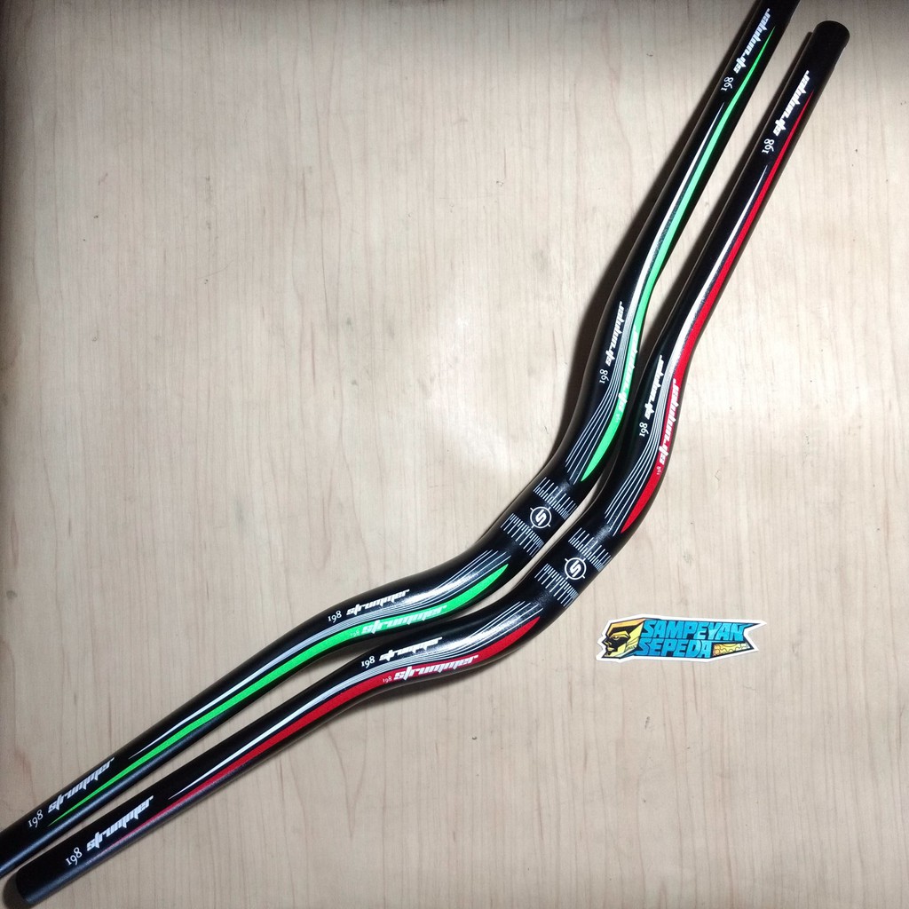 Handlebar Stang Stir Sepeda MTB Federal Strummer 198 Oversize Hitam