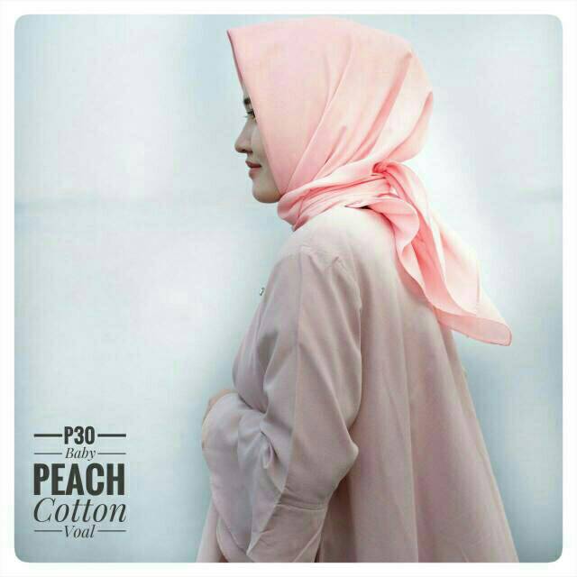 Voal Cotton Square / Hijab Katun Voal / Voile Scarf