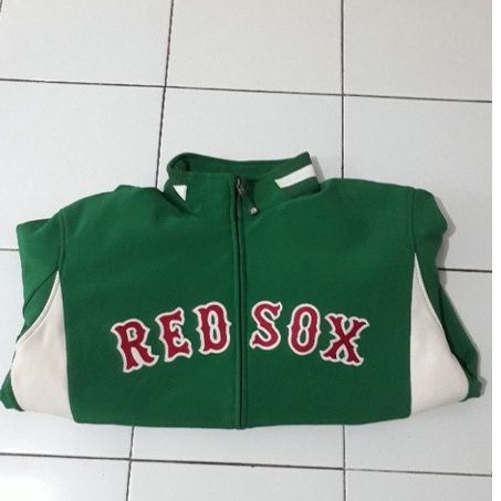 MAJESTIC JAKET HARIAN WINDPROOF BASEBALL MLB MAJESTIC REDSOX merah ORIGINAL