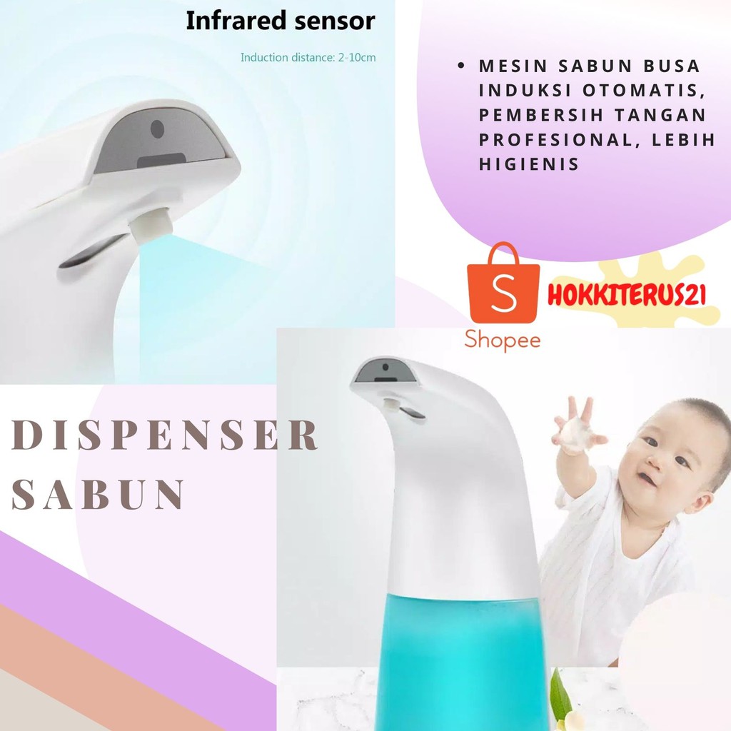 HOKKITERUS21 Dispenser Sabun Infrared