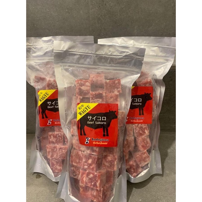 

Saikoro Beef Wagyu Premium 500Gr D6Mmf4Cr4J