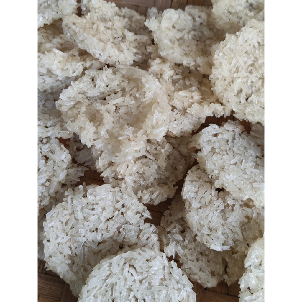 

rengginan / rangginang asin asli / mentah