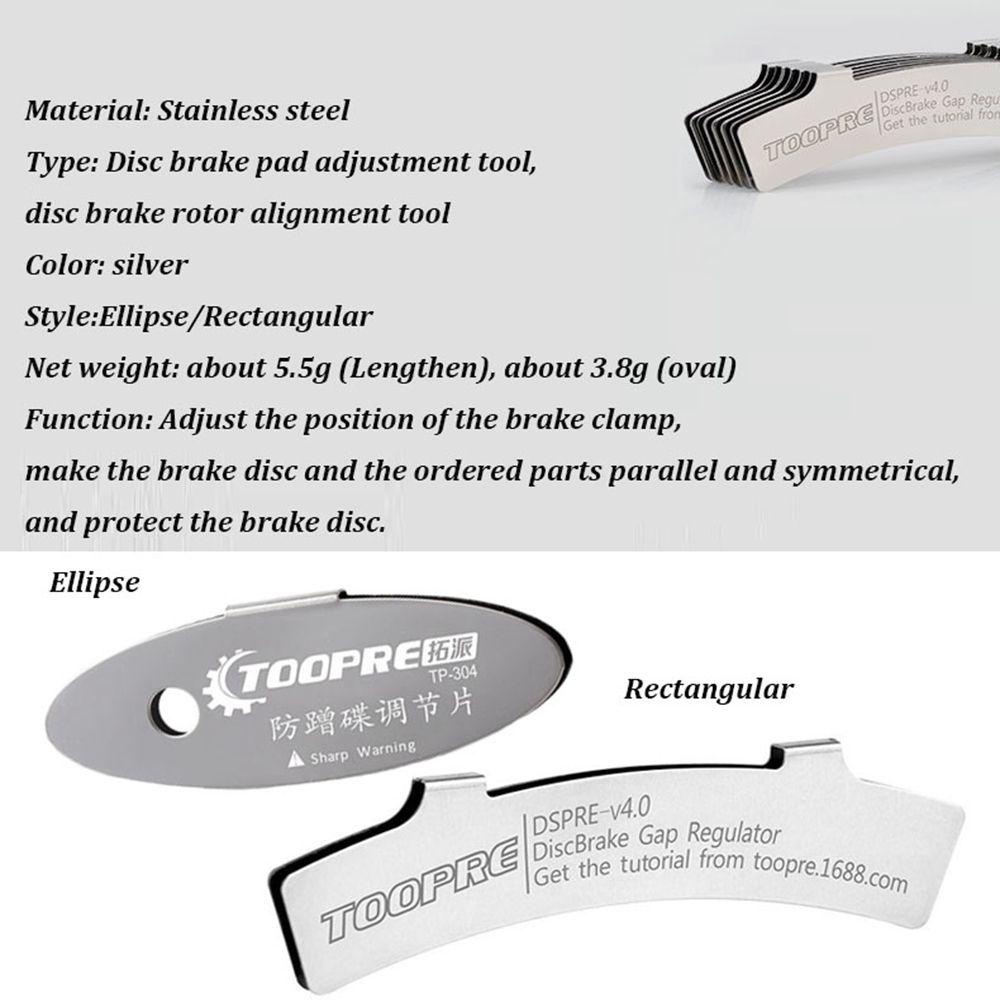 TOP 1/2 /5pcs Bantalan Rem Cakram Bersepeda Perbaikan Sepeda Perbaikan Spacer Menyesuaikan Alat Mounting Kit Tools