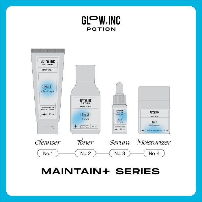 ★ BB ★ GLOWINC POTION MAINTAIN+ Nutrient Skin pH Balancer Cleanser