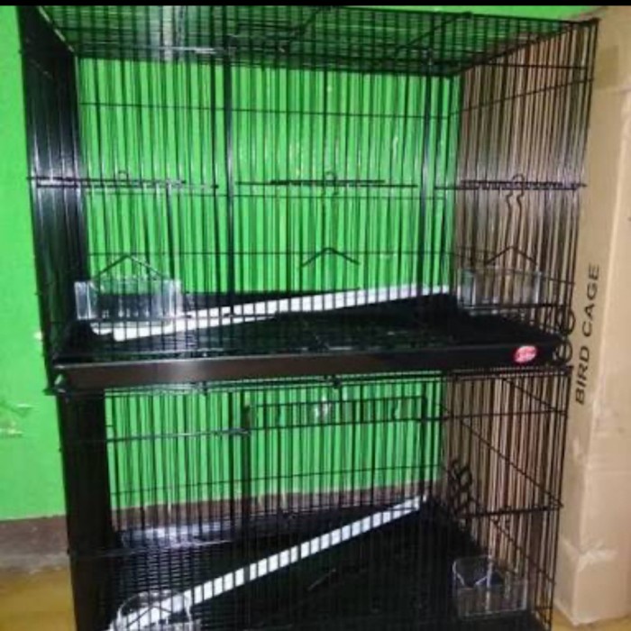 Realpict Sangkar Kandang Kotak Umbaran Tebal Ternak Burung Lovebird Kucing