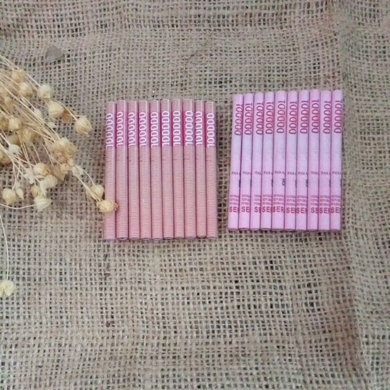 gulungan uang bahan mahar murah
