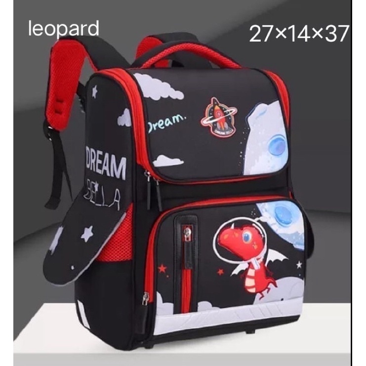 Ransel anak karakter dinosaurus tas sekolah anak astronot ransel anak laki laki perempuan simple karakter dino