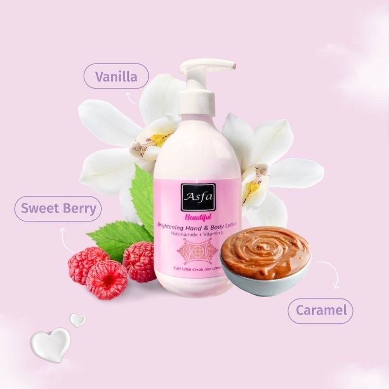 Asfa brightening handbody lotion