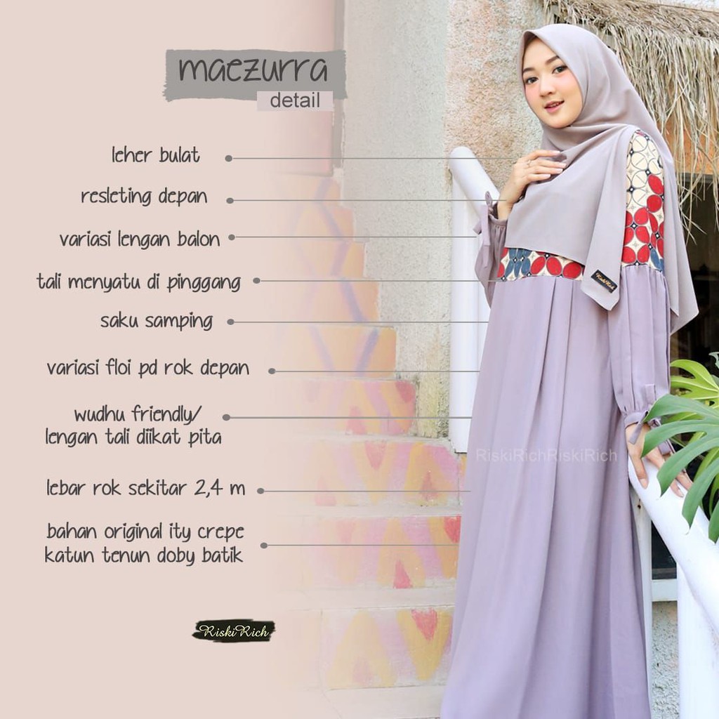 Gamis Maezurra Riski Rich Original