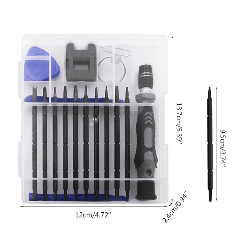 25 Pcs Obeng Pemeliharaan Furnitur Mobil Komputer Elektronik