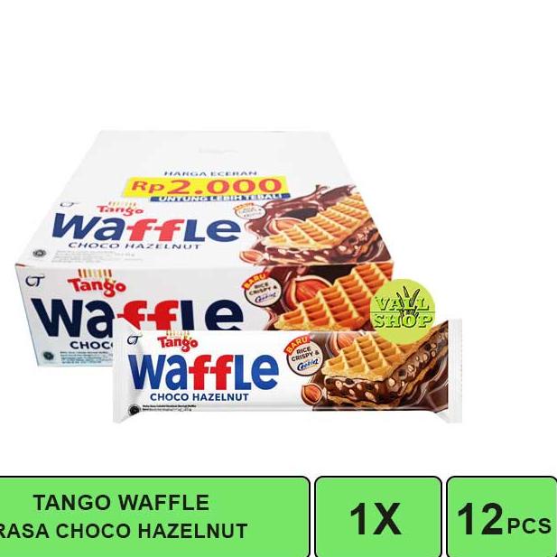 

♥MURAH LEBAY♥ VSHOP. TANGO WAFFLE CHOCO HAZELNUT 1 BOX ISI 12 X 25 GRAM produck vyralral