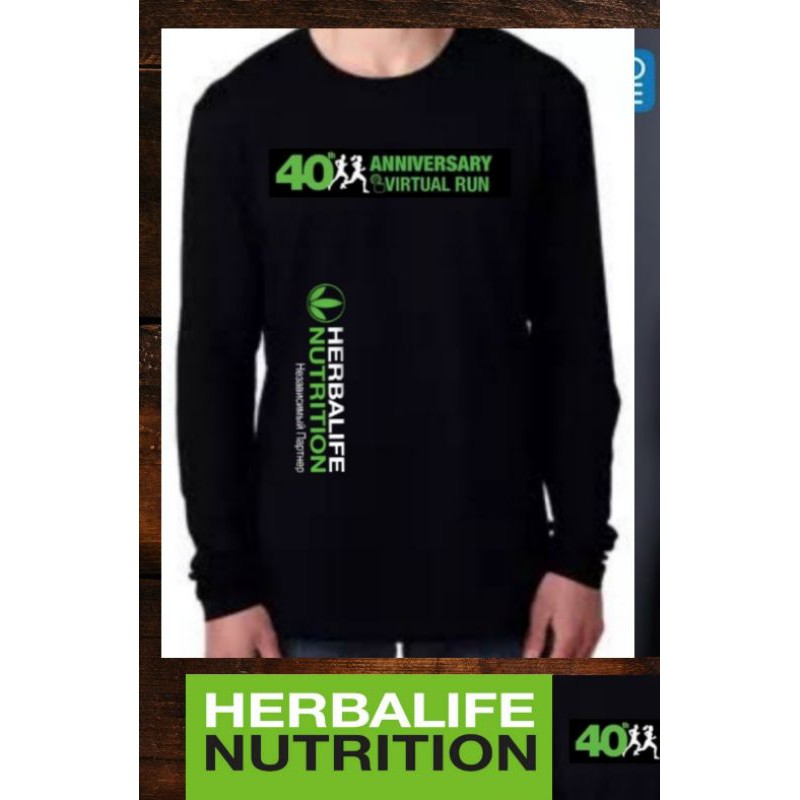 Kaos Herbalife Virtual Run Tangan Panjang