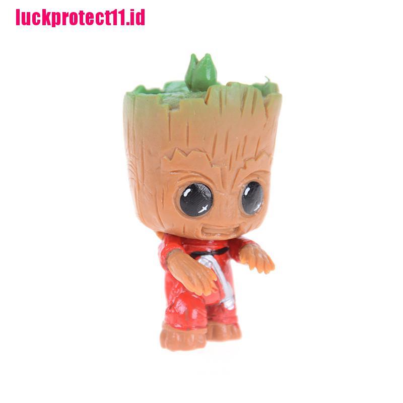 Lucktoy 4pcs Boneka Action Figure Guardians Of The Baby Groot Bahan Pvc Untuk Hadiah Anak