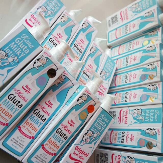 MYKANA GLUTA MILKY LOTION 100% ORIGINALL