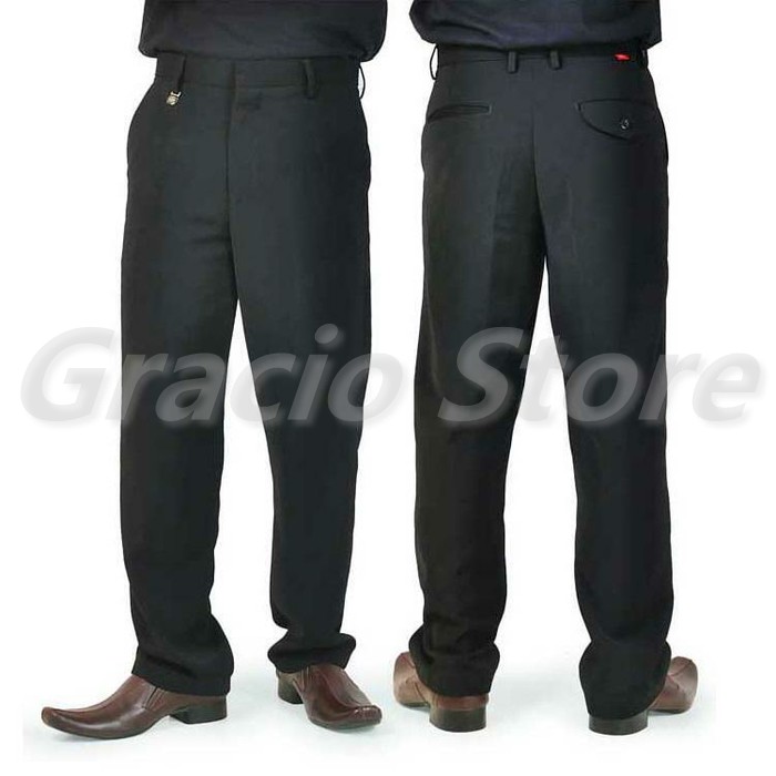 Celana Kantor Pria Celana Formal Pria Basic JCC Celana Kantor Hitam
