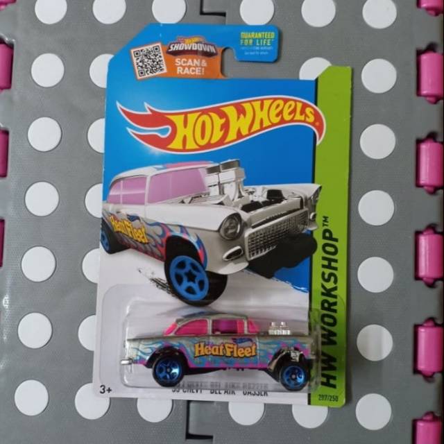 Hotwheels 55 Chevy Bel Air Gasser Zamac HW Workshop