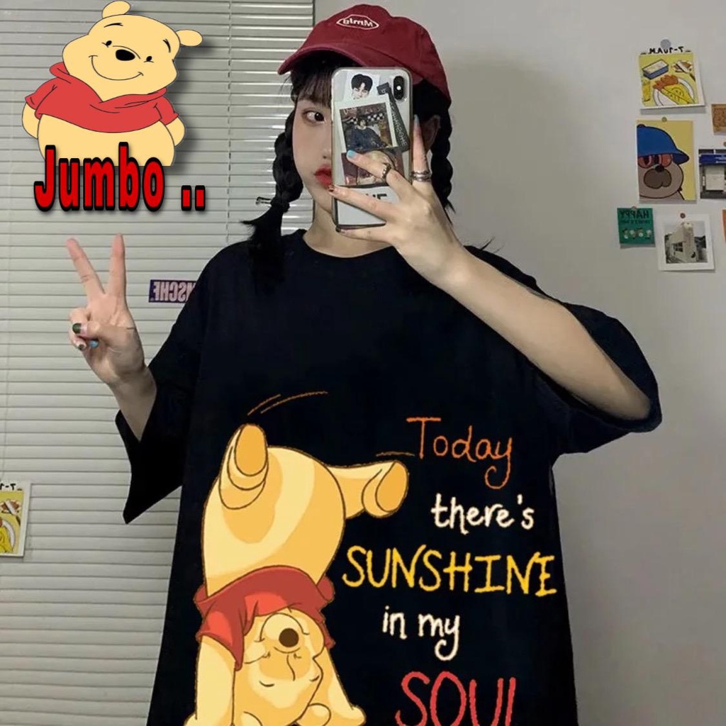 Damai fashion jakarta - ASLI JUMBO baju atasan KAOS JUMBO SUNSHINE SUNSHINE - big size