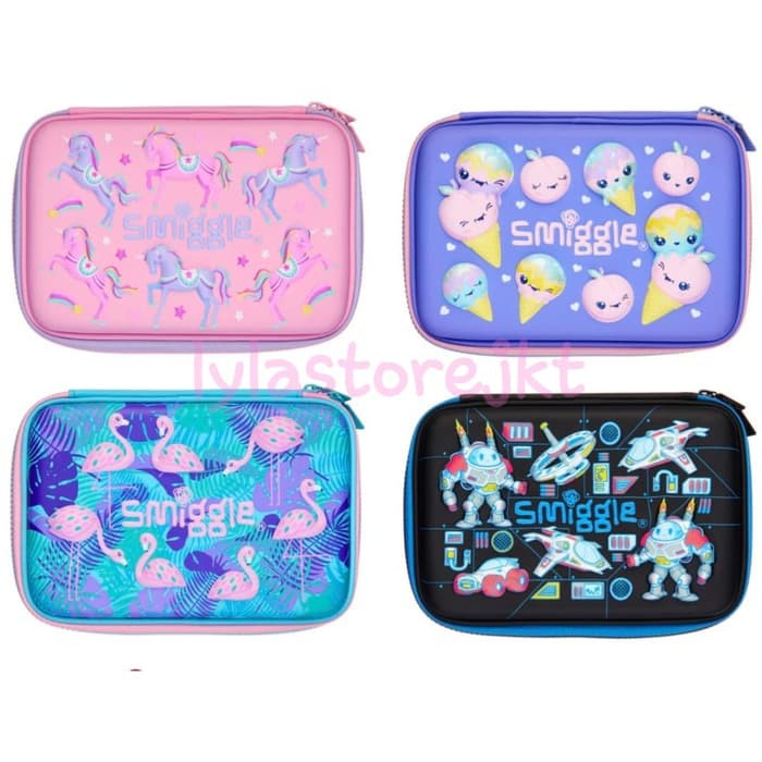 

SMIGGLE IMAGINE HARDTOP PENCIL CASE KOTAK TEMPAT PENSIL SMIGGLE ANAK