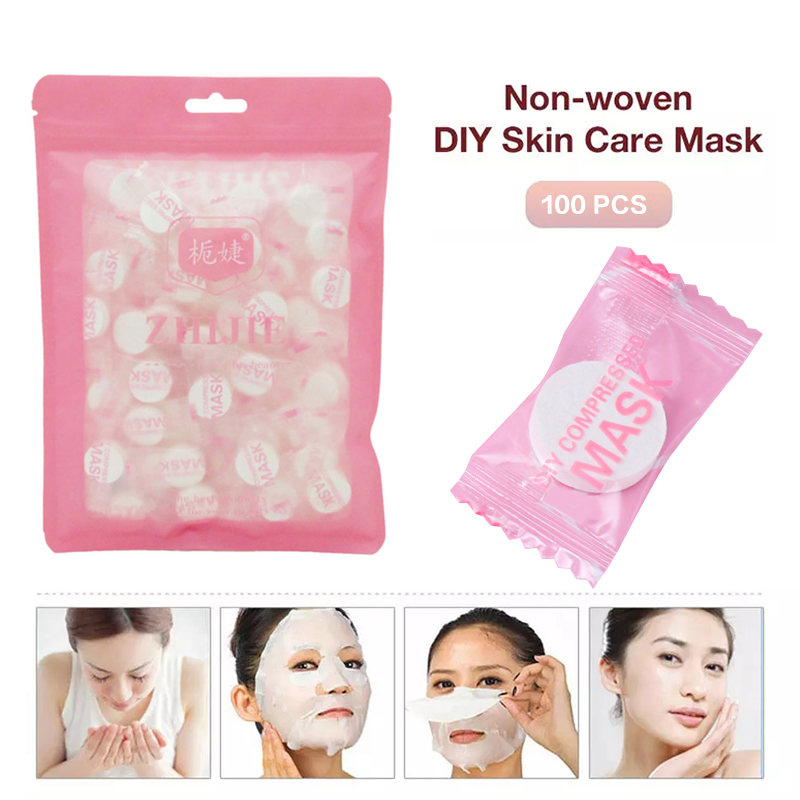 COD DIY COMPRESSED MASK Terkompresi  Masker Kertas Wajah Tablet Kertas Masker 30/50/100Pcs