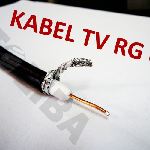 Kabel Antena Tv 20 Meter 18 Meter RG6 Coaxial Visicom Satcom Roll 20m 18m