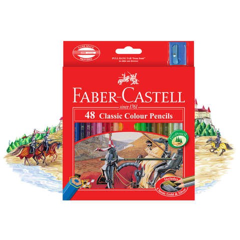 

PENSIL WARNA FABER CASTELL 48 WARNA PANJANG CLASSIC