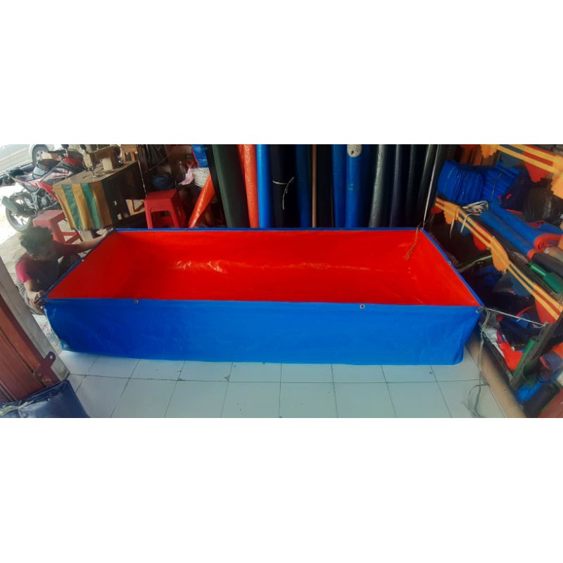 Terpal kolam ikan 250x100x50 A5 KOREA