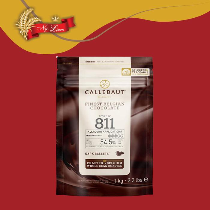 

Laku Callebaut Dark Recipe N 811 Callets 54,5% 1Kg 004