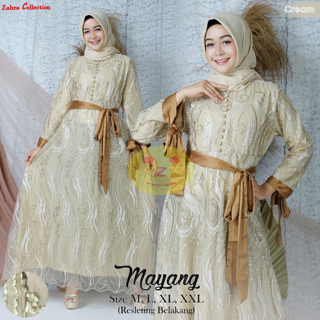 GAMIS TULLE BORDIR MAYANG