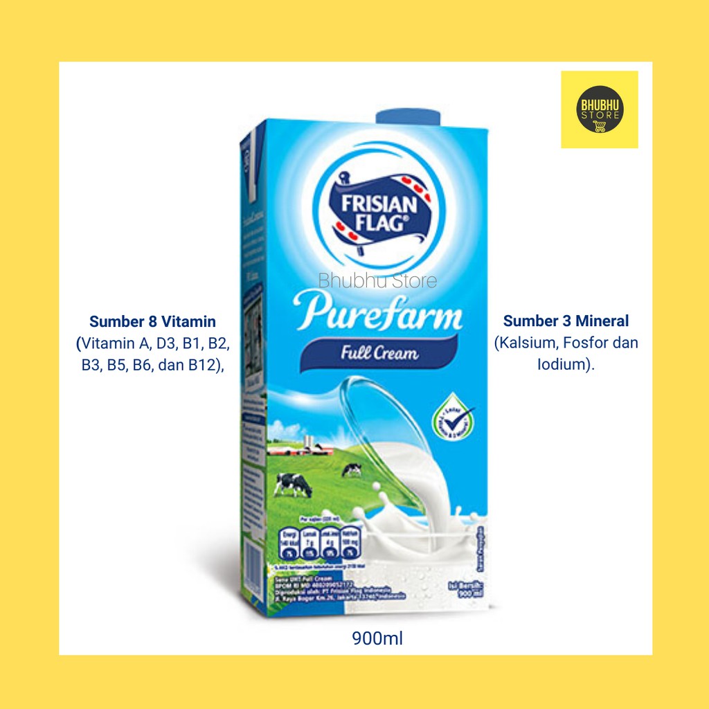 

Susu Frisian Flag UHT 900ml