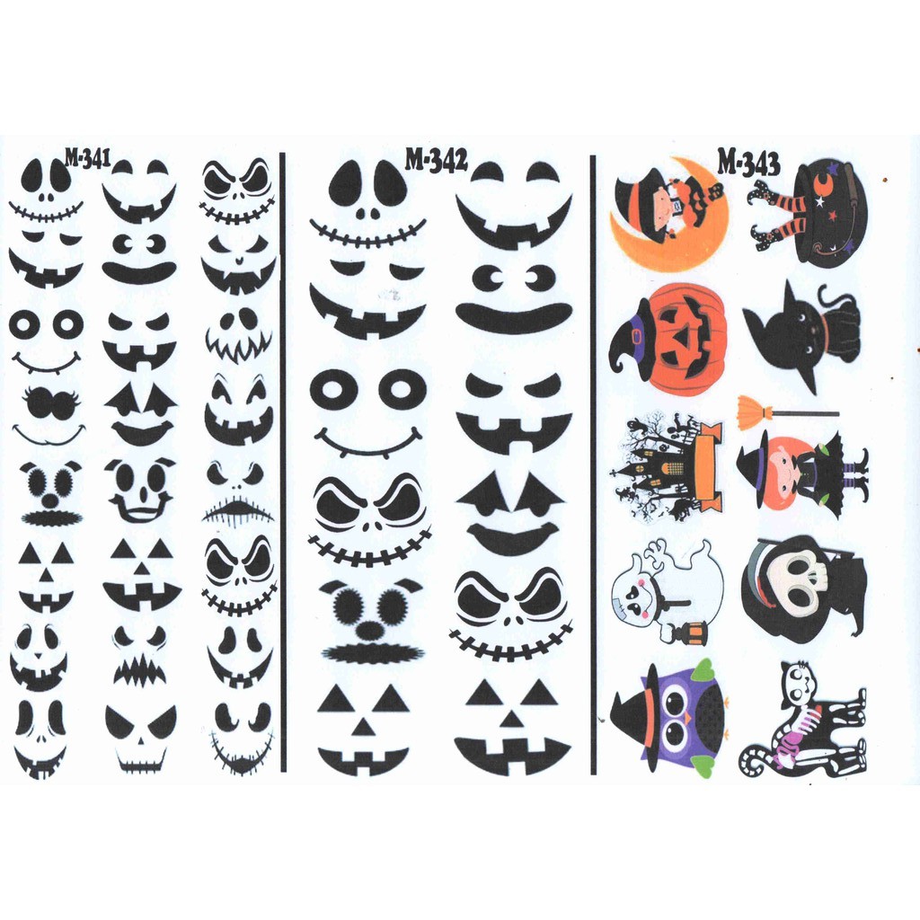 Edible Stamp / Edible Stamp / Stiker Makanan Hallowen 1