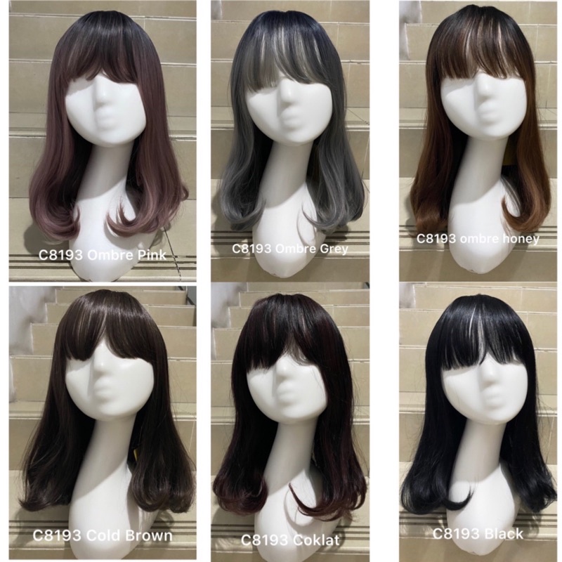 C8193 Full Wig Korean Blow 45 cm