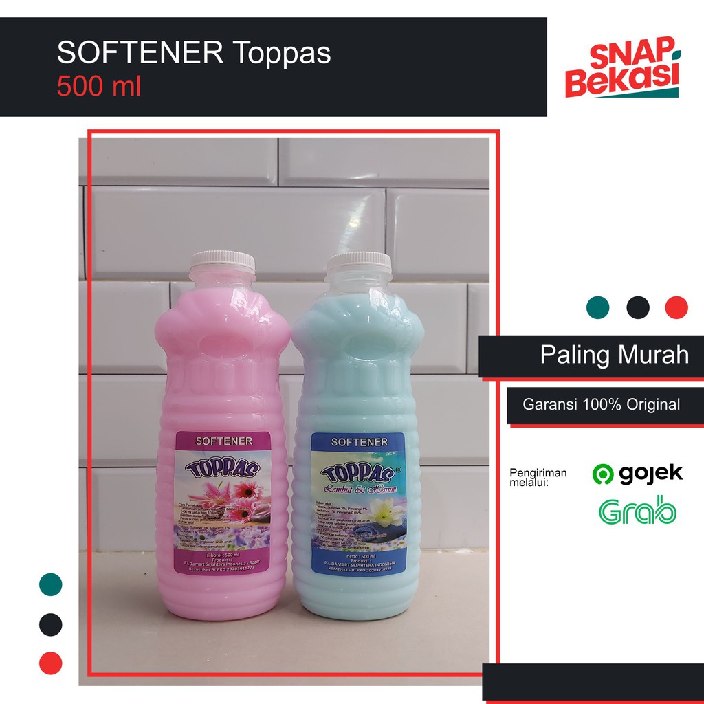 

TOPPAS SOFTENER CAIR 500ML TERMURAH!