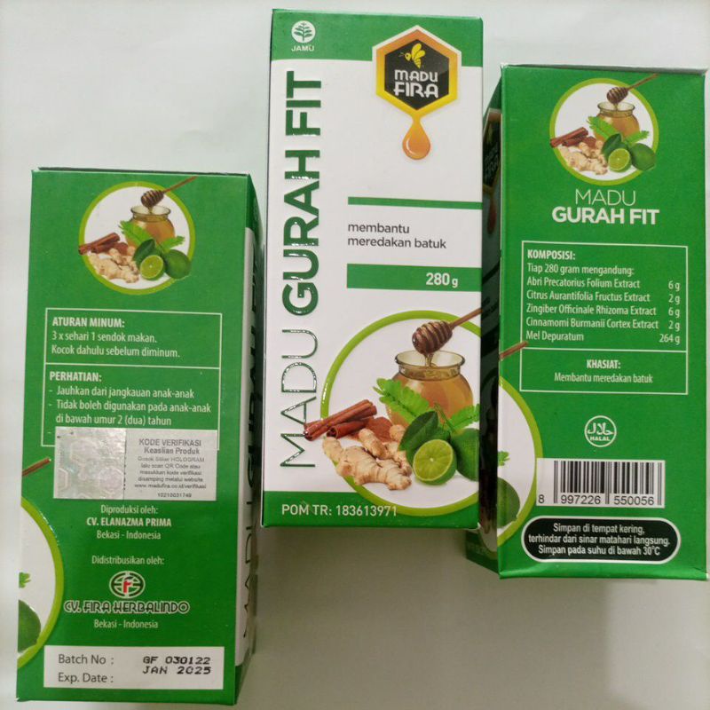 

Madu Gurah Fit Obat Batuk Berdahak / Kering dan Gangguan Tenggorokan