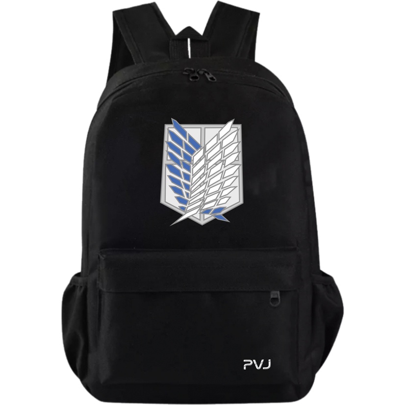 PVJ Tas Attack On Titan Backpack Punggung Ransel Sekolah Anime AOT